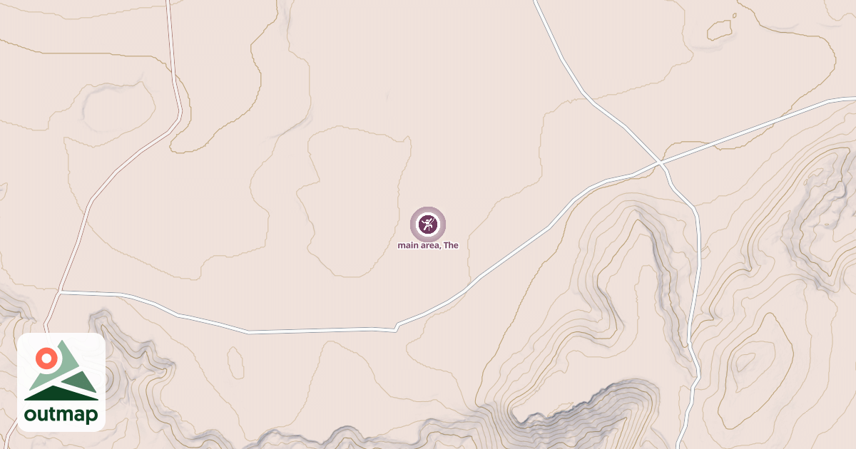 Map of main area, The