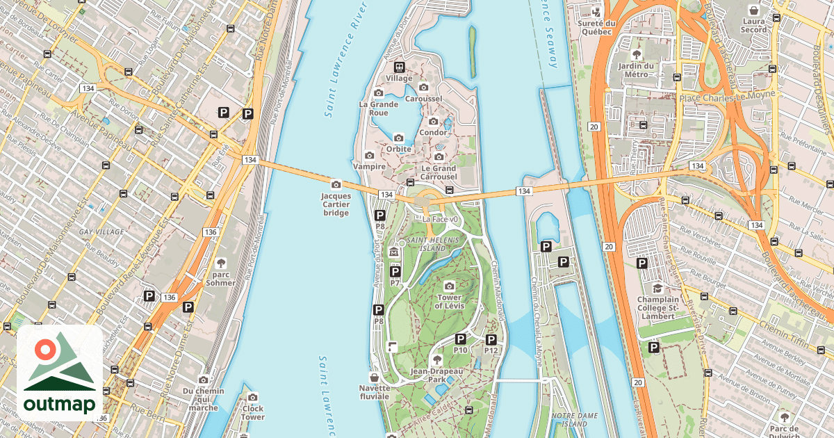 Map of La Face