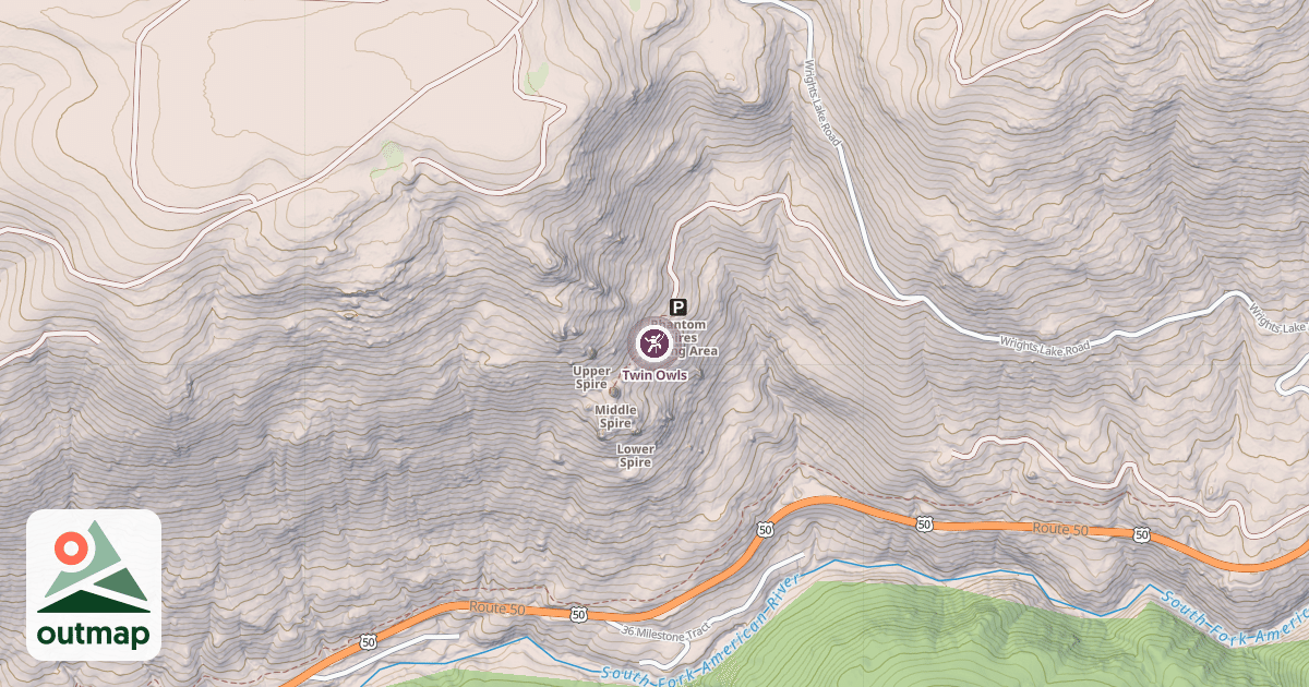 Map of Twin Owls