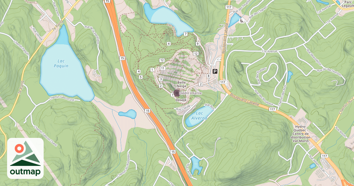 Map of Dièdre à Karine