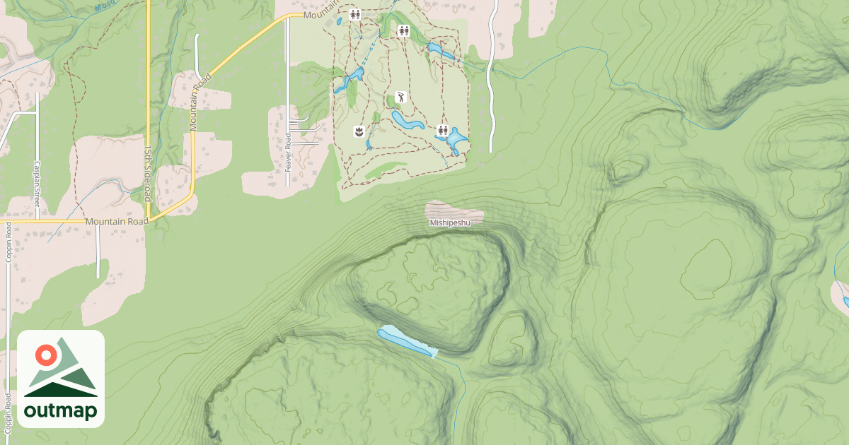 Map of Mishipeshu
