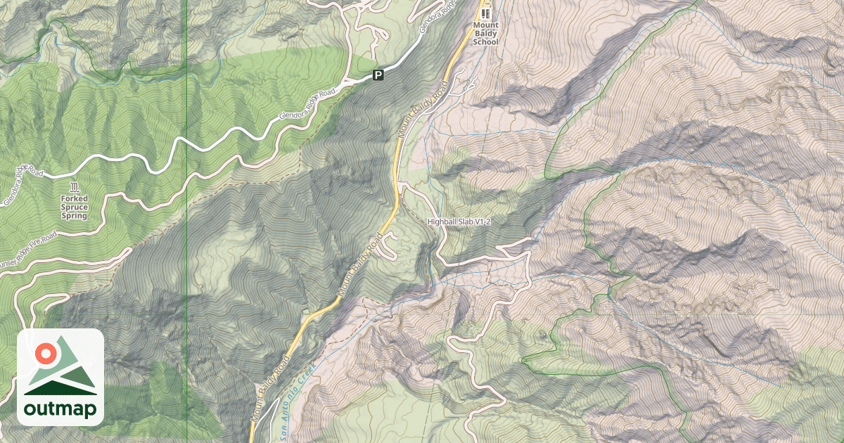 Map of Highball Slab