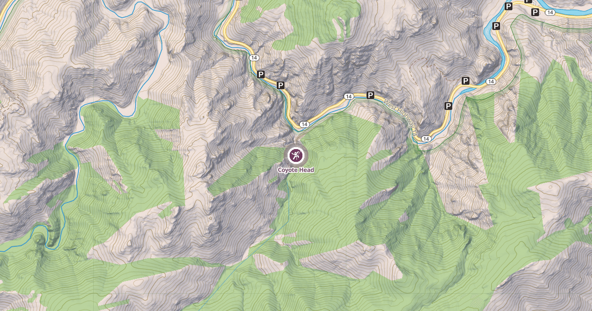 Map preview of Coyote Head