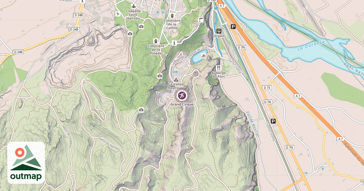 Map of Grand Cirque