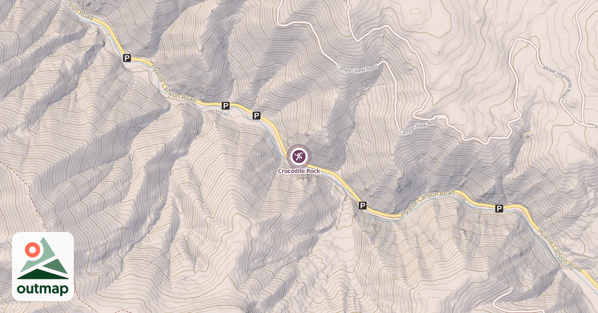 Map of Crocodile Rock