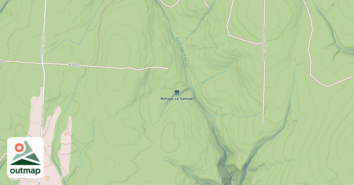 Map of Refuge Le Samuel