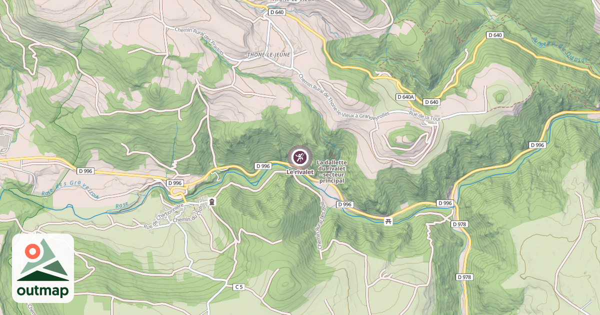 Map of Le rivalet