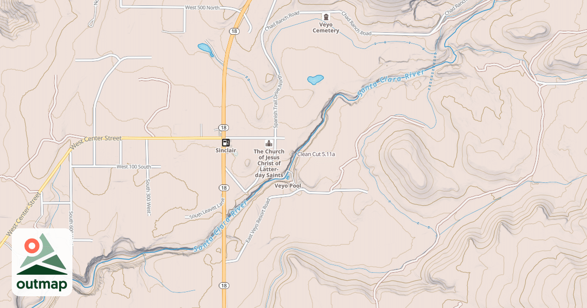 Map of Clean Cut