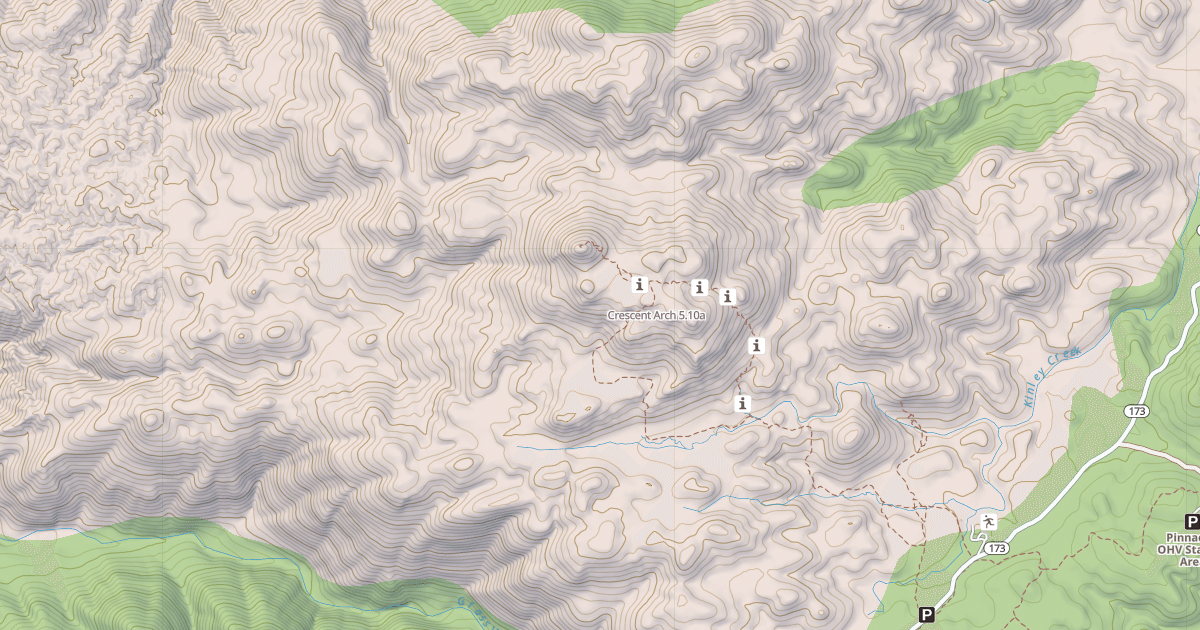 Map preview of Crescent Arch