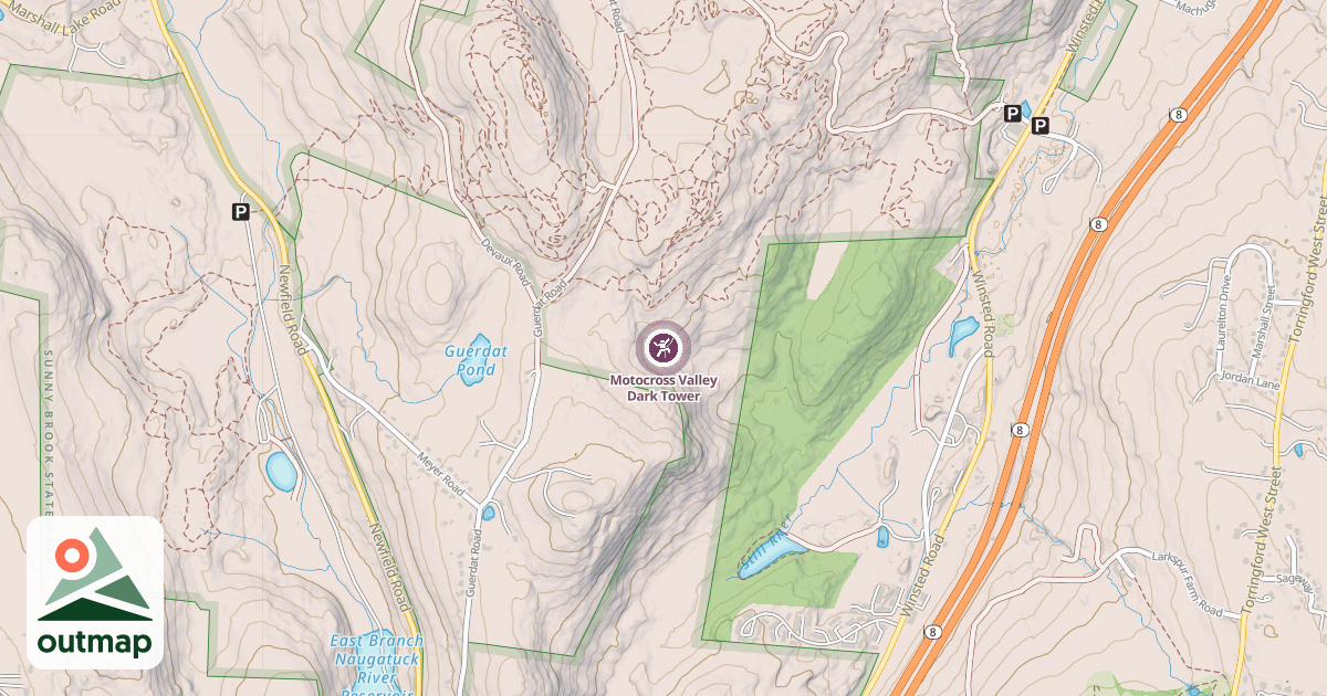 Map of Motocross Valley Dark Tower