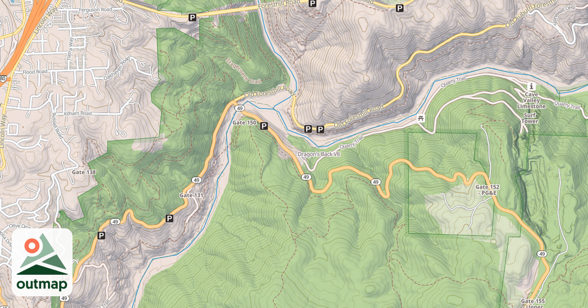 Map of Dragon's Back