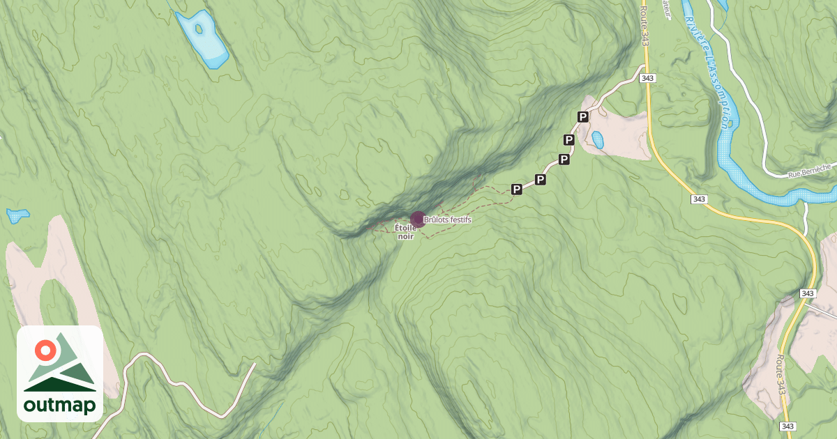 Map of Brûlots festifs