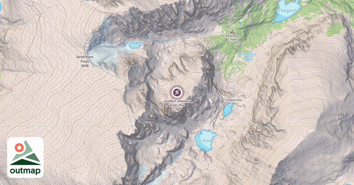 Map of Golden Shower Wall, The