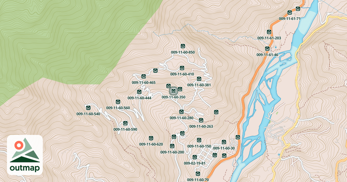 Map of 009-11-60-350