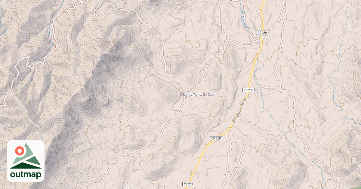 Map of Righty Tighty