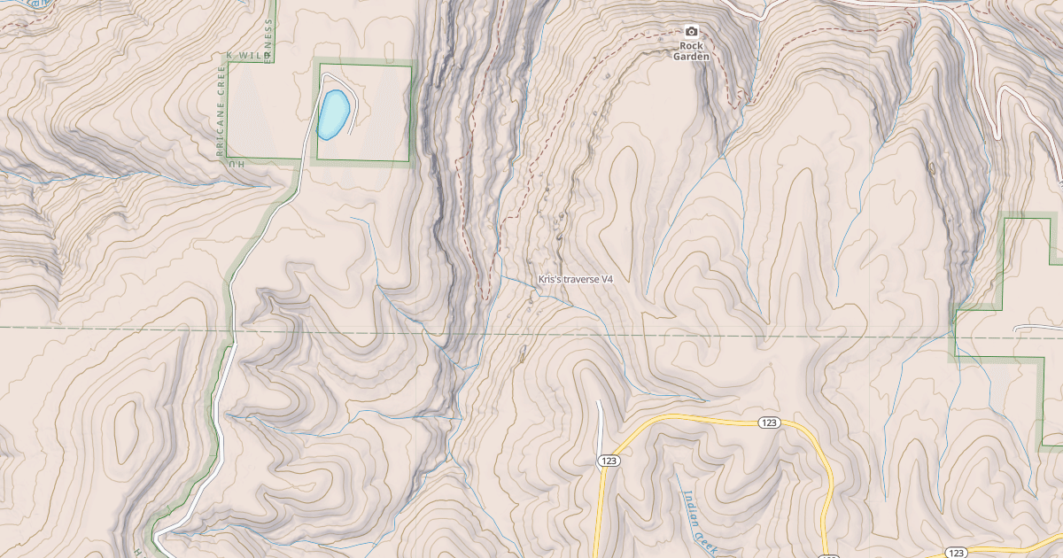 Map preview of Kris's traverse