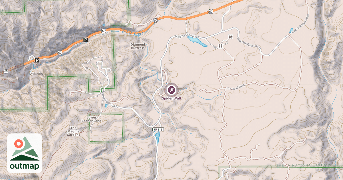 Map of Spider Wall