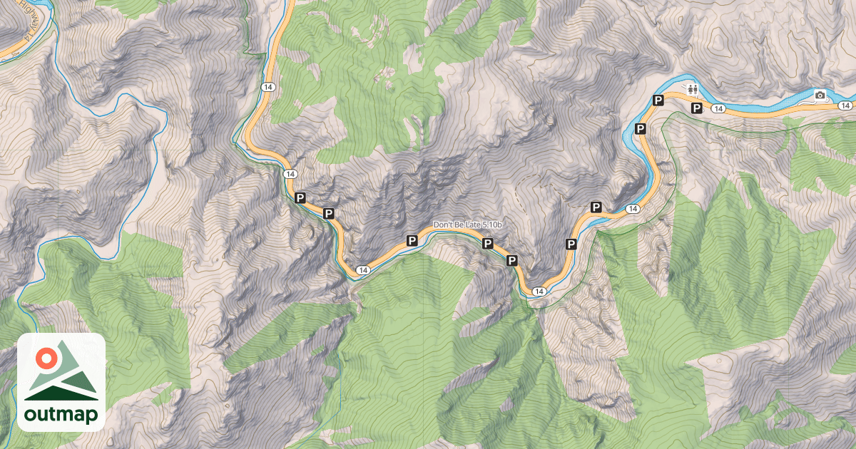 Map of Don't Be Late