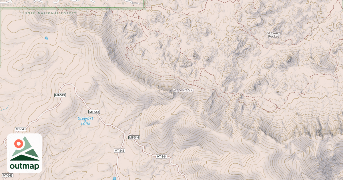 Map of Wapooita