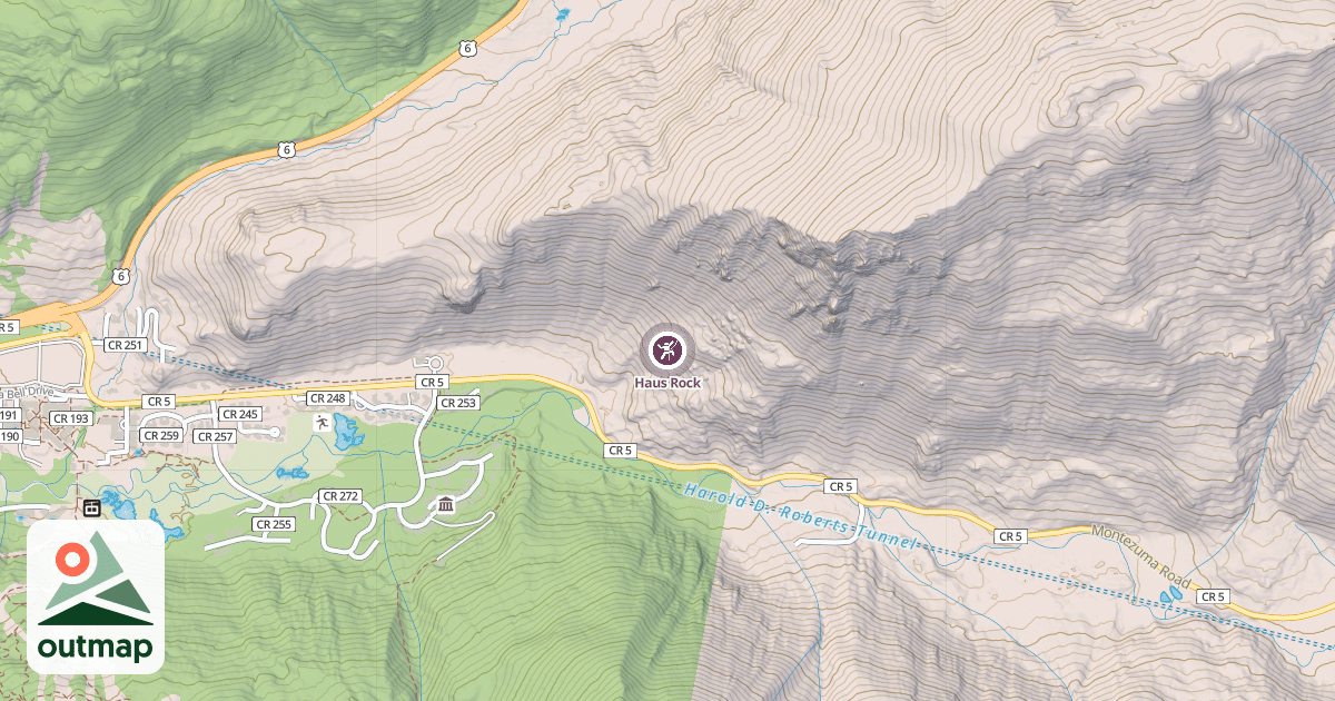 Map of Haus Rock