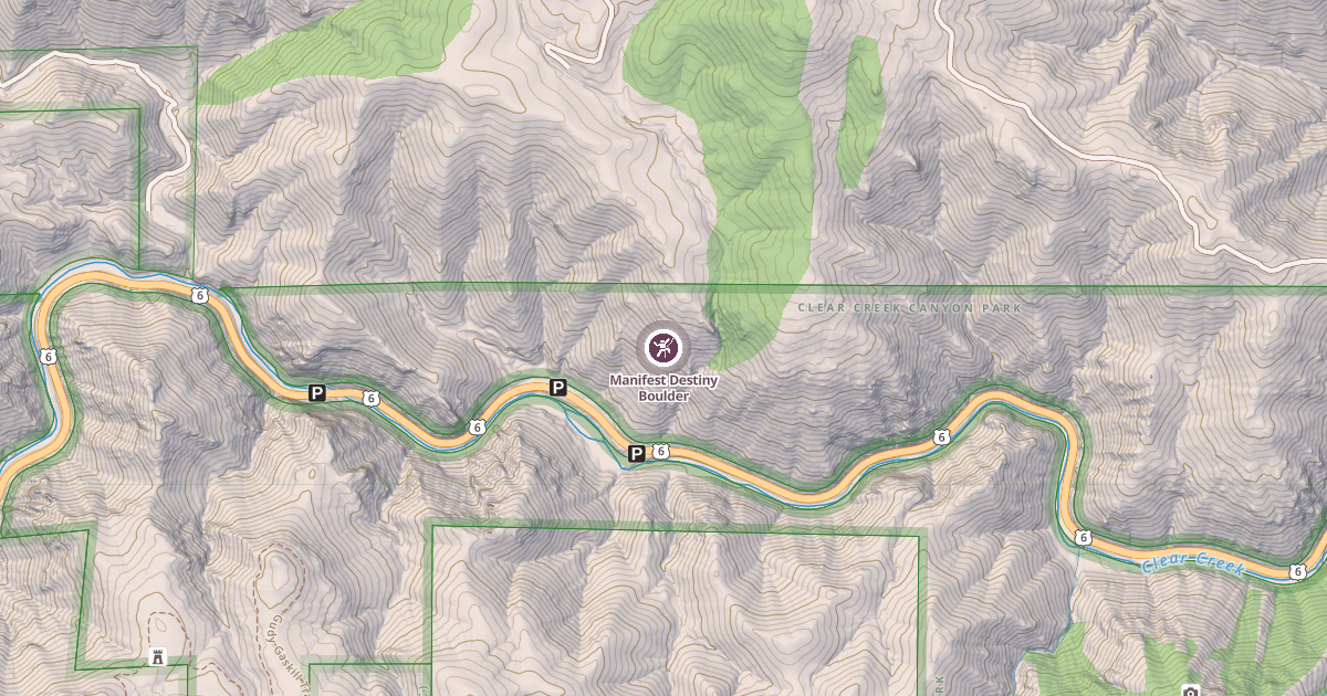 Map preview of Manifest Destiny Boulder