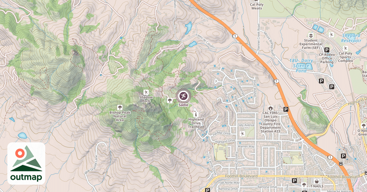 Map of Sadie
