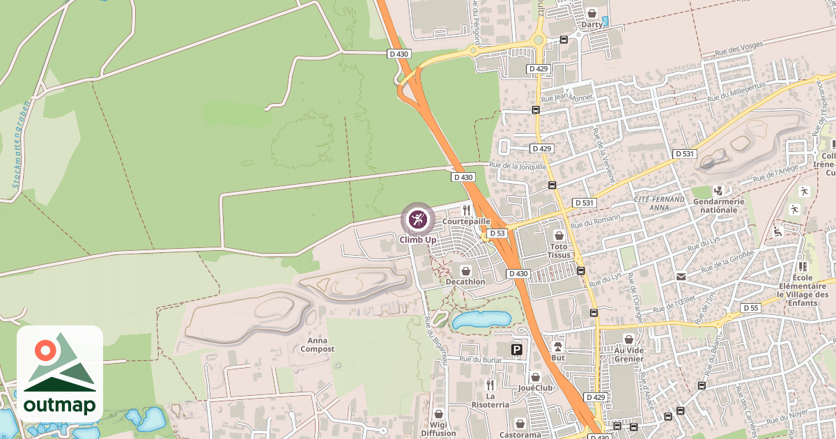 Map of Climb Up
