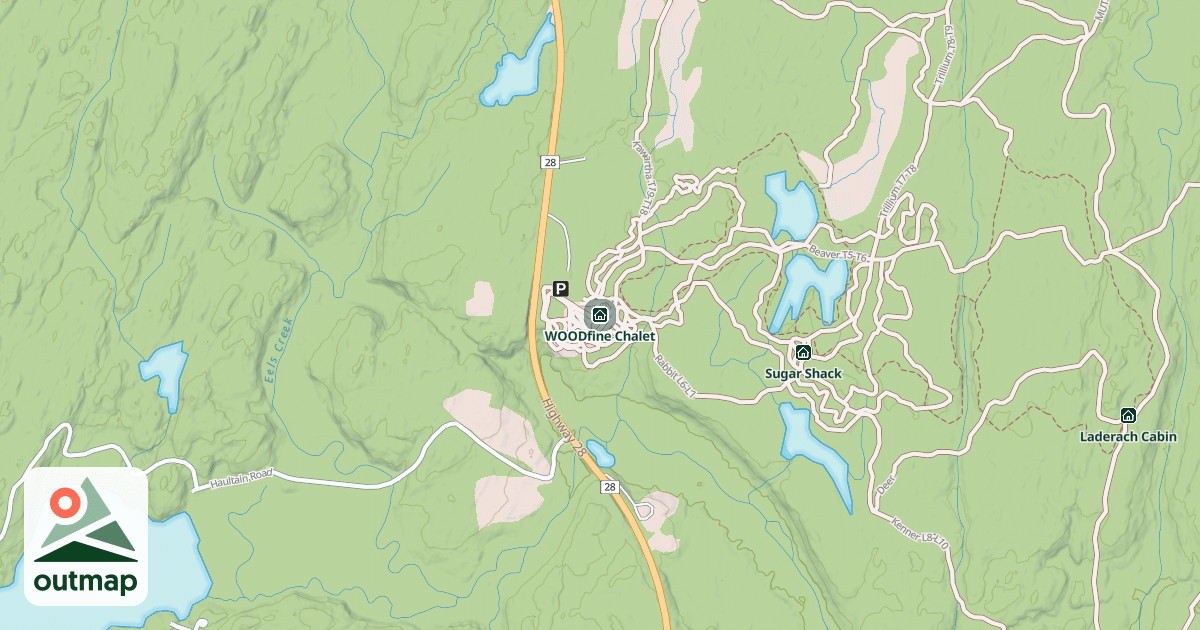 Map of WOODfine Chalet