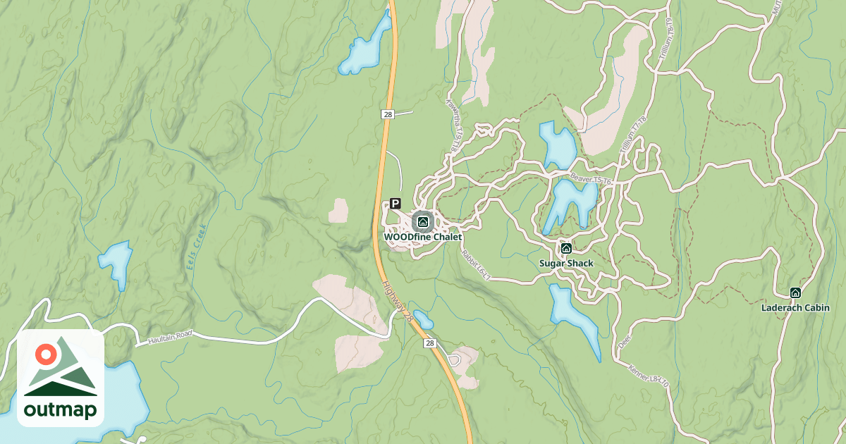Map of WOODfine Chalet