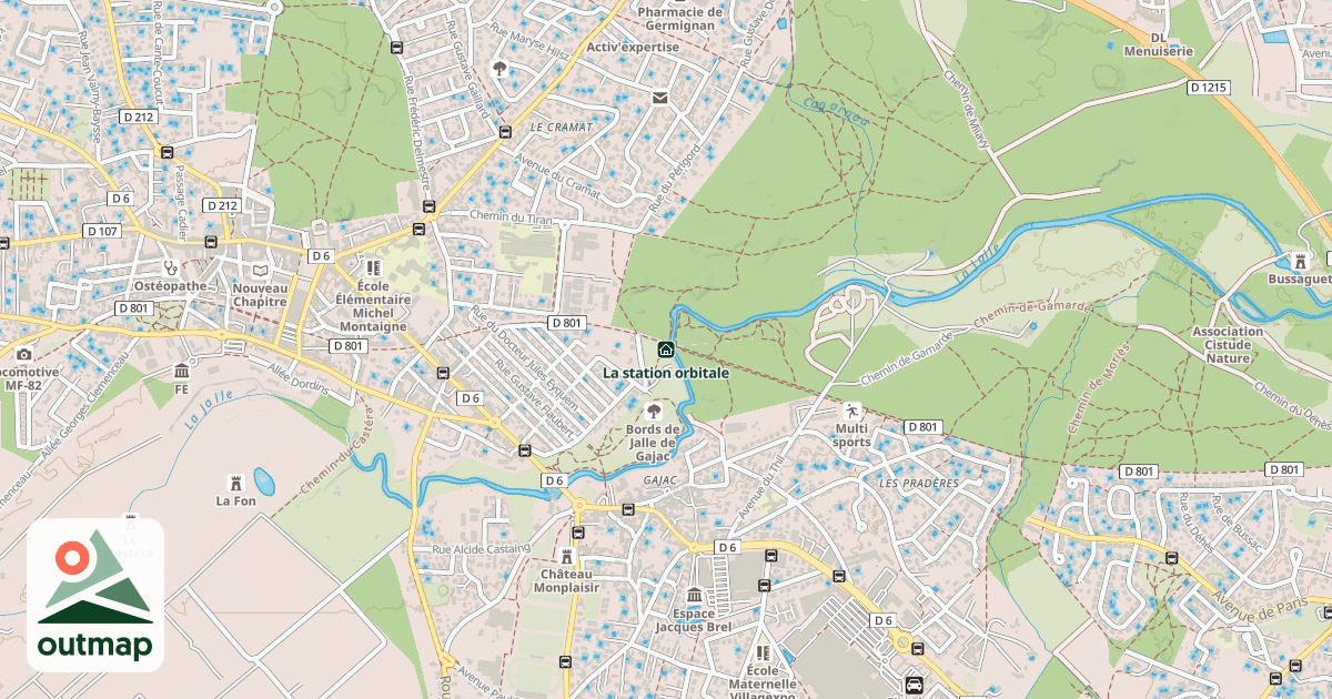 Map of La station orbitale