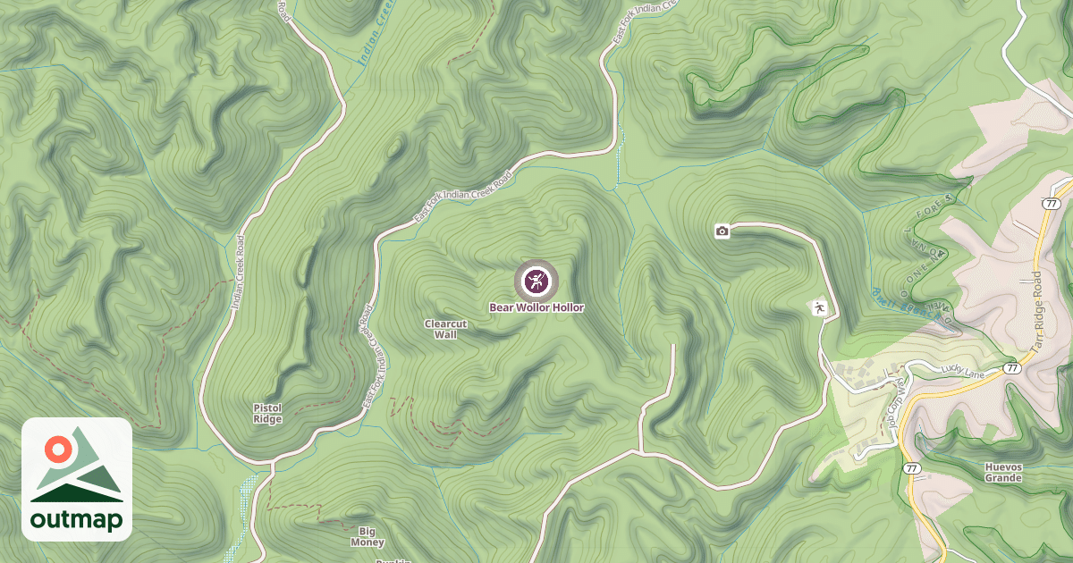 Map of Bear Wollor Hollor