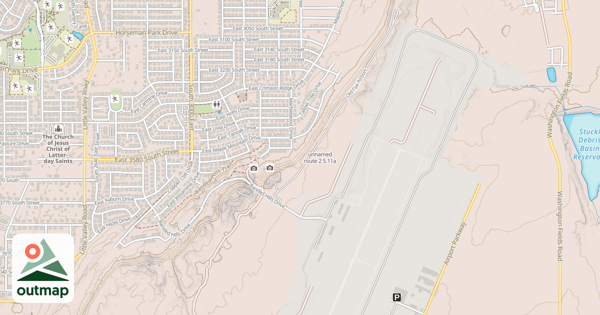 Map of unnamed route 2