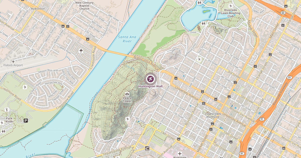 Map preview of Huntington Wall