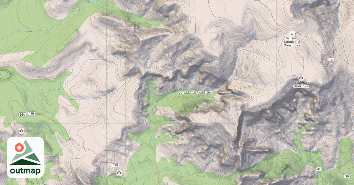 Map of Ambulance Ride