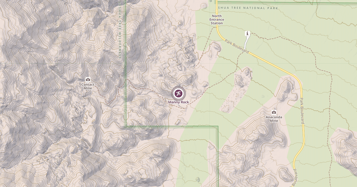 Map preview of Manny Rock