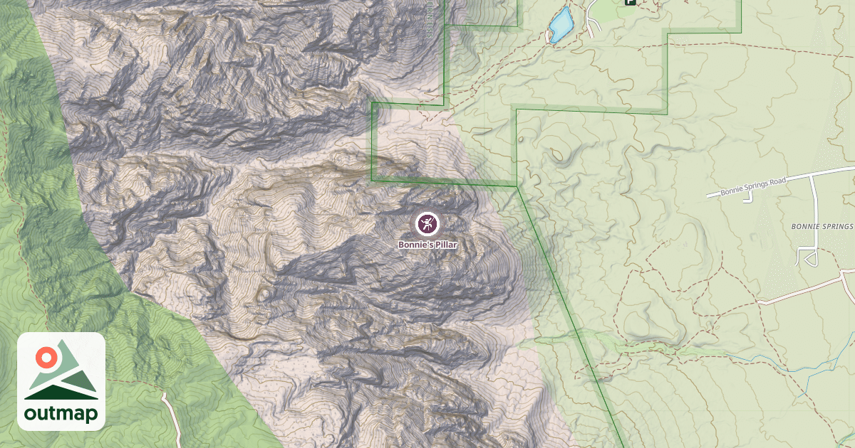 Map of Bonnie's Pillar