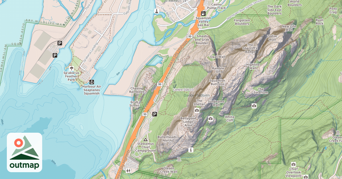 Map of Centre Slab