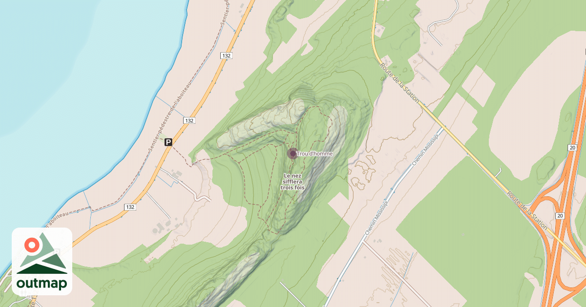 Map of Trou d'homme
