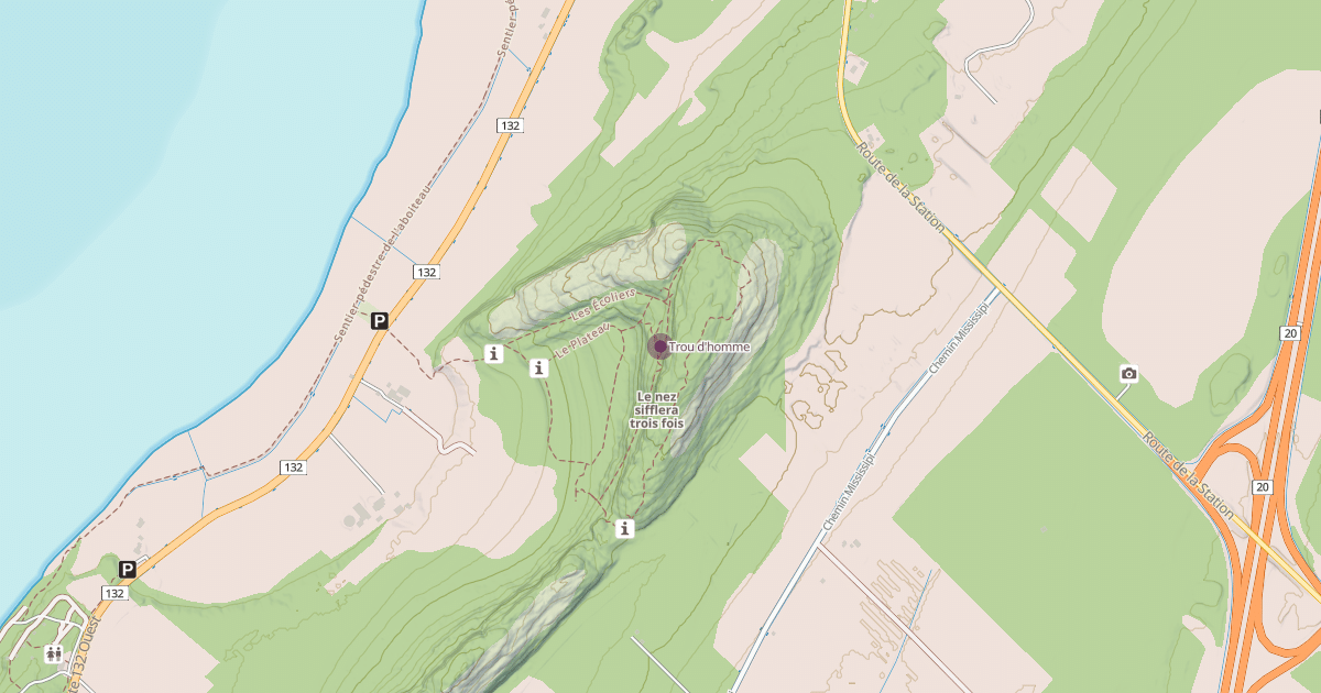 Map preview of Trou d'homme