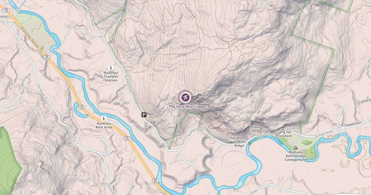 Map preview of The Very Nice Crag
