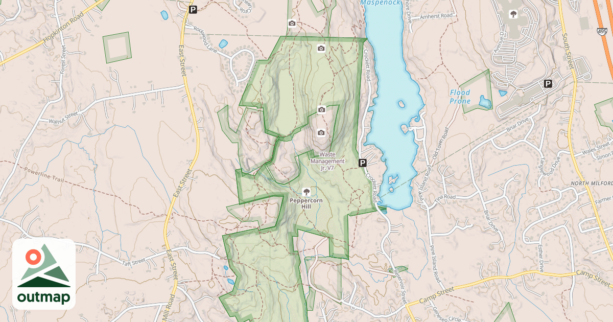 Map of Waste Management Jr.