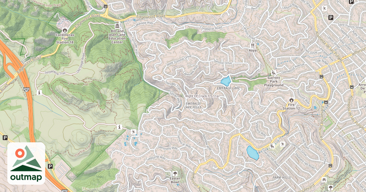 Map of Right Of Crack 1