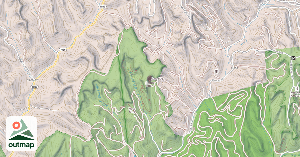 Map of June Bug