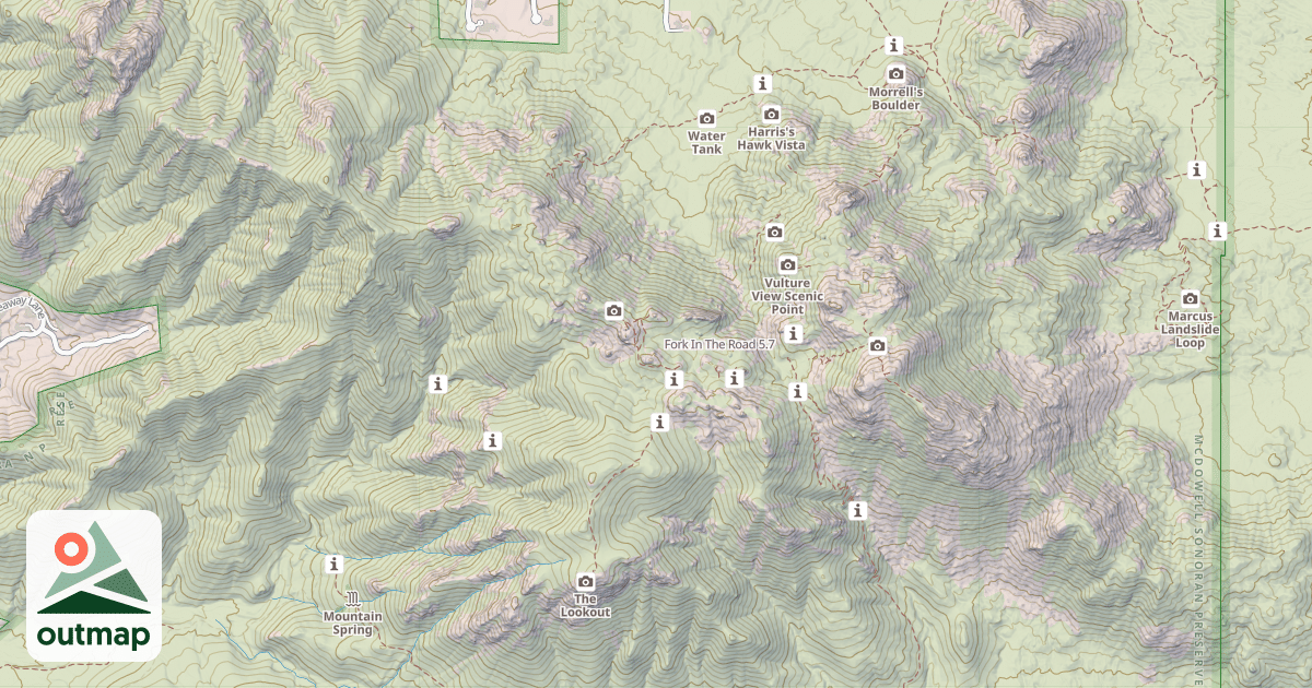 Map of Fork In The Road