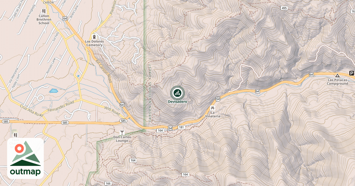 Map of Devisadero