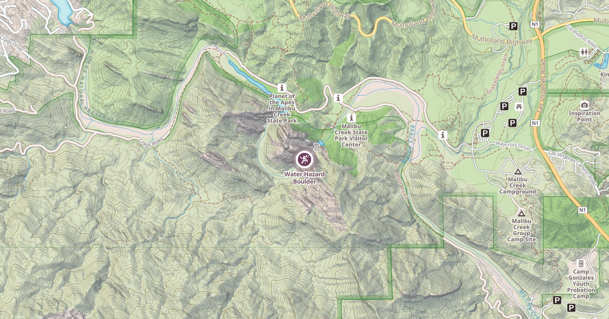 Map preview of Water Hazard Boulder
