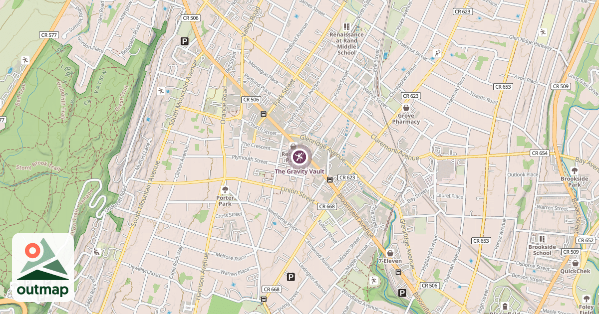 Map of The Gravity Vault