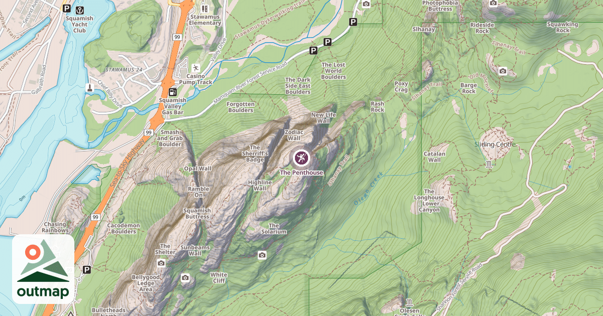 Map of The Penthouse