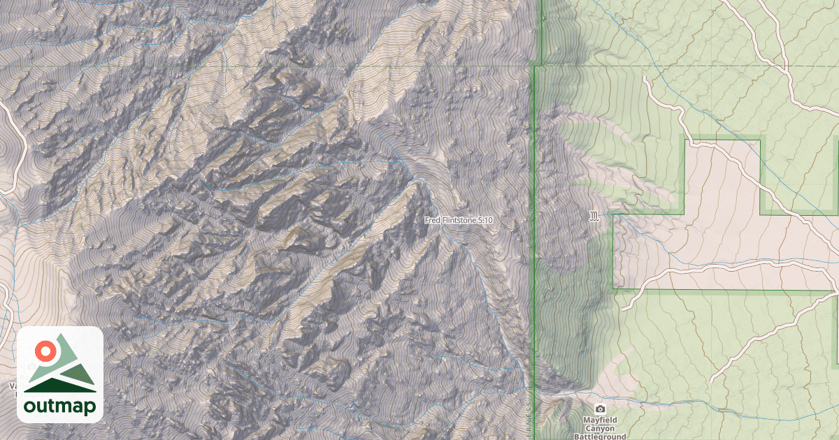 Map of Fred Flintstone
