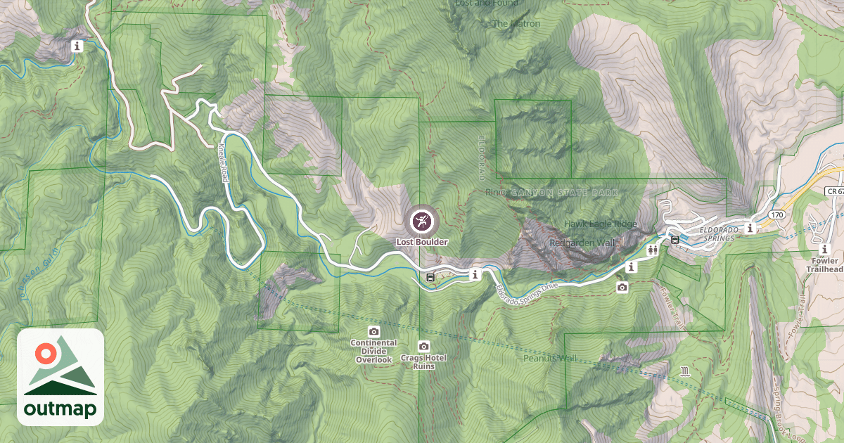 Map of Lost Boulder